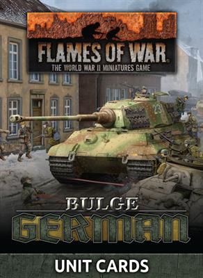 Bulge: German Unit Cards